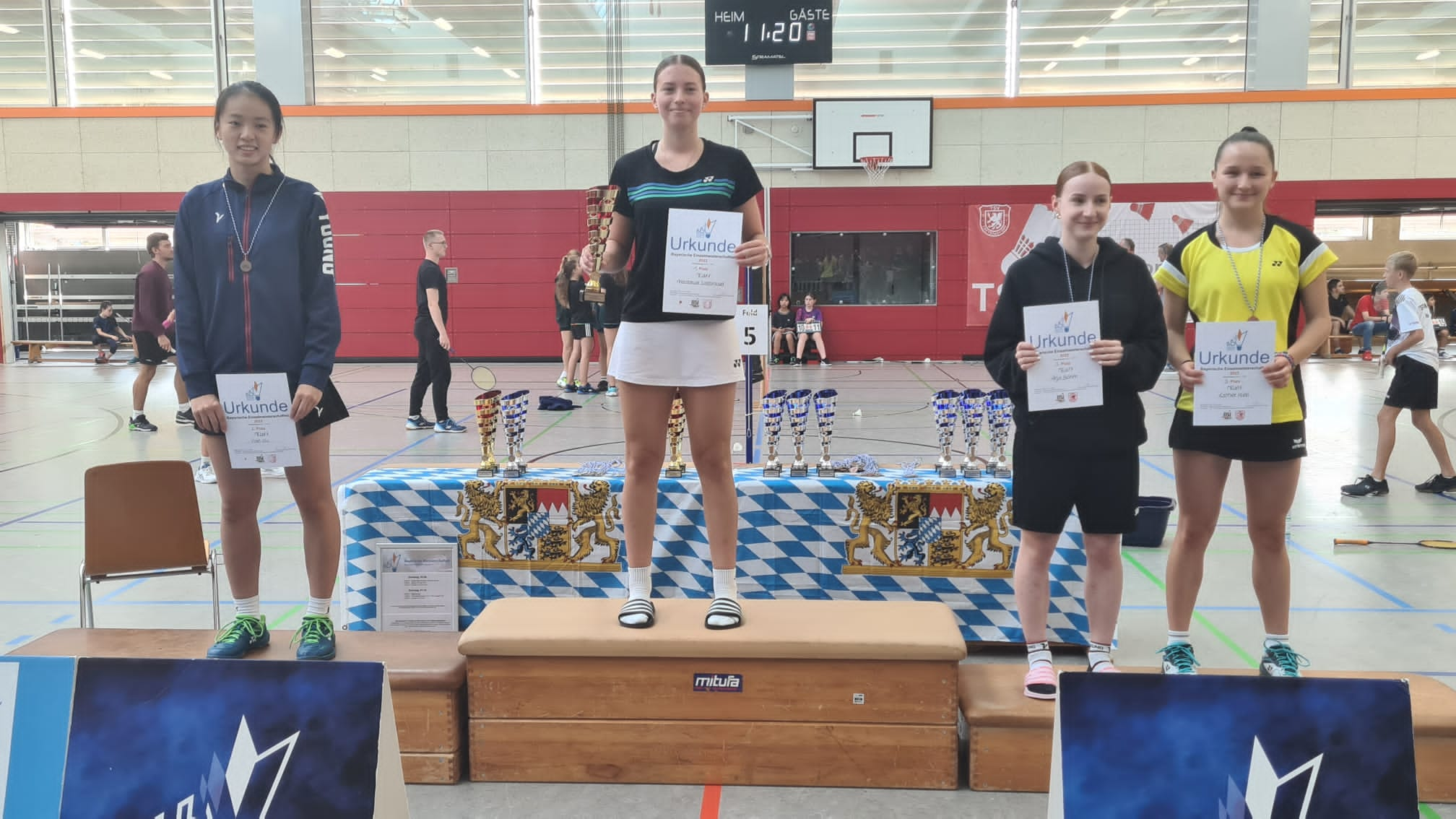 Bronze für Anja Böhm bei der Bayerischen Meisterschaft im Dameneinzel - im Doppel gabs Gold